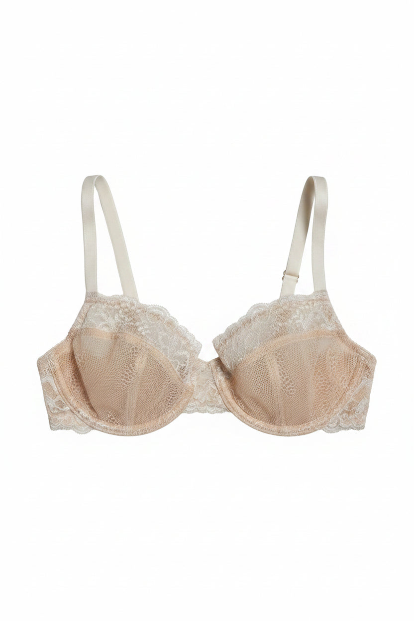 Arabella Lace Bra - Cream
