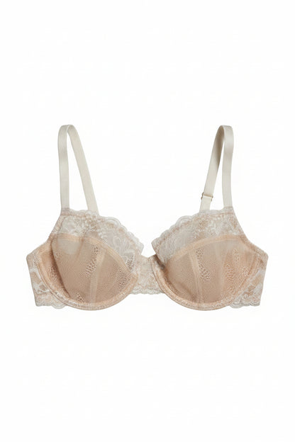 Arabella Lace Bra - Cream