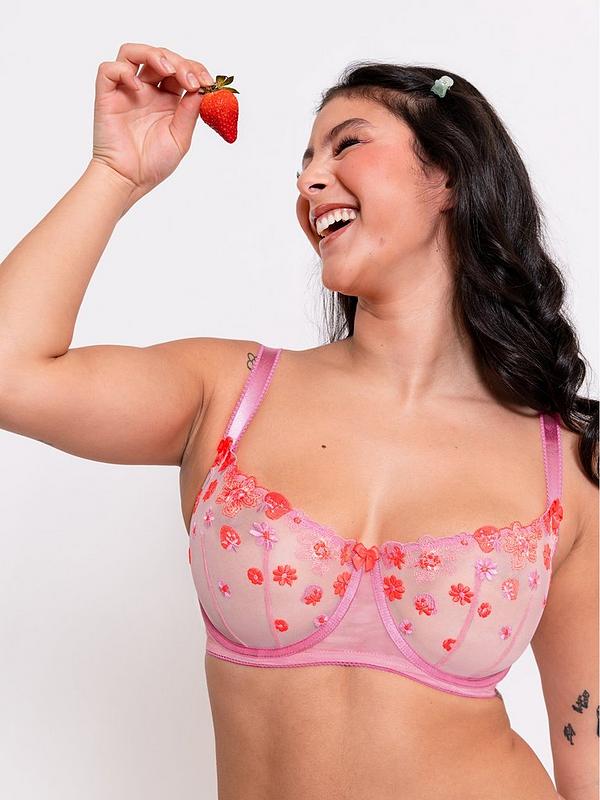 Strawberry Crush Balcony Bra