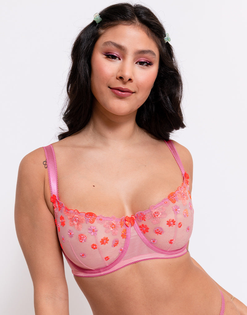 Strawberry Crush Balcony Bra