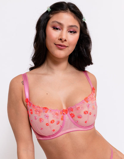 Strawberry Crush Balcony Bra