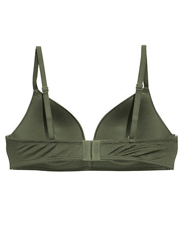 Olive Wireless Bra