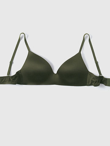 Olive Wireless Bra