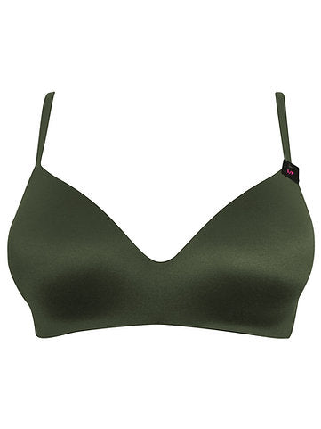 Olive Wireless Bra