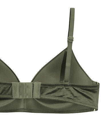 Olive Wireless Bra