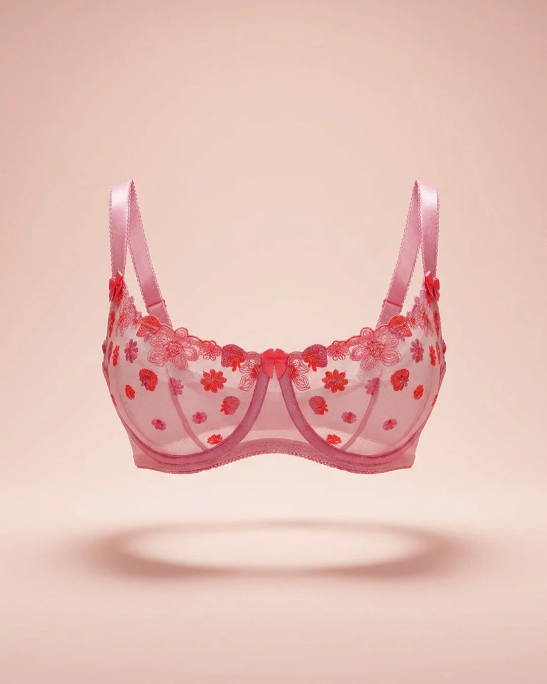 Strawberry Crush Balcony Bra