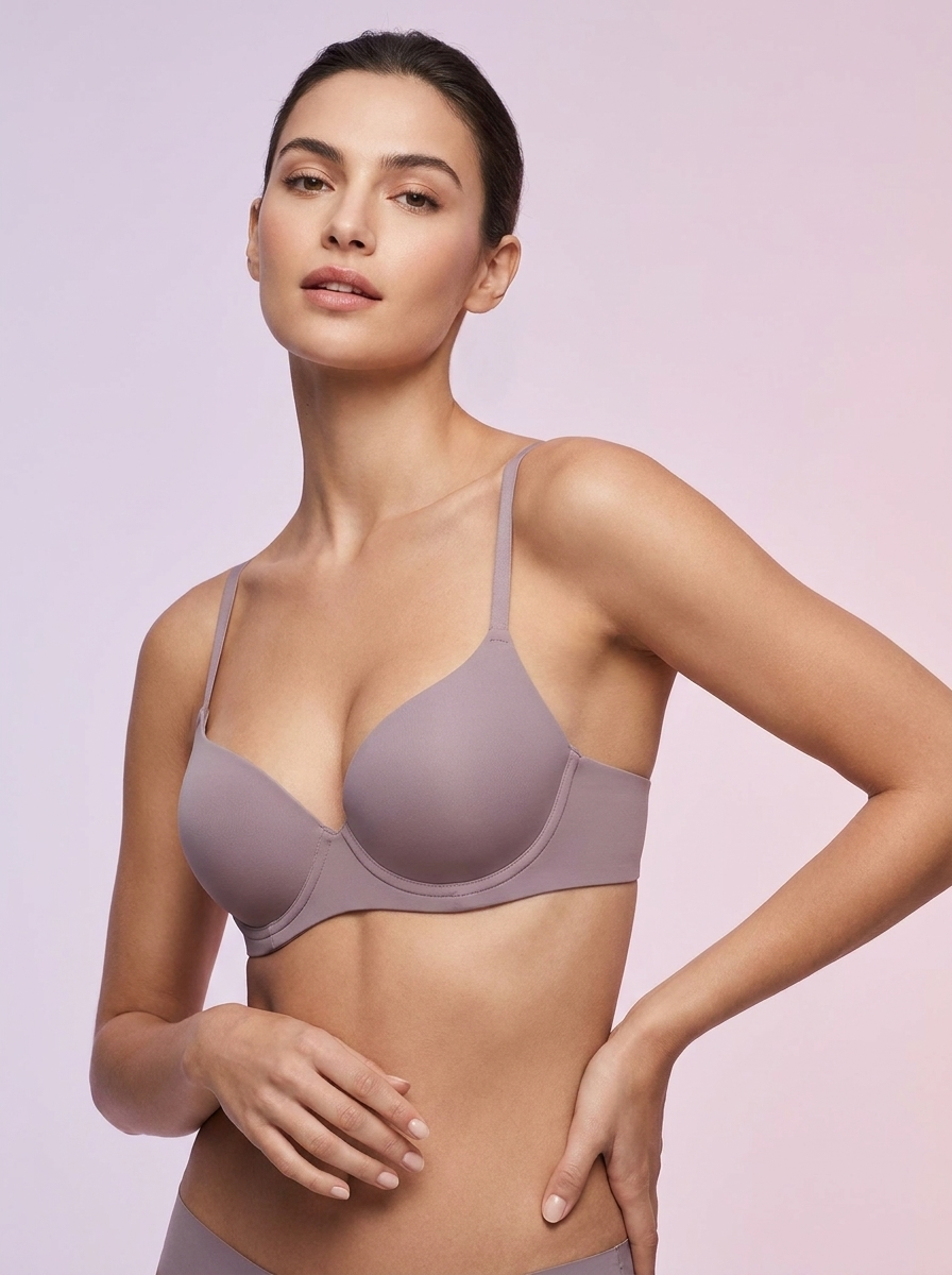Purple T-Shirt Bra