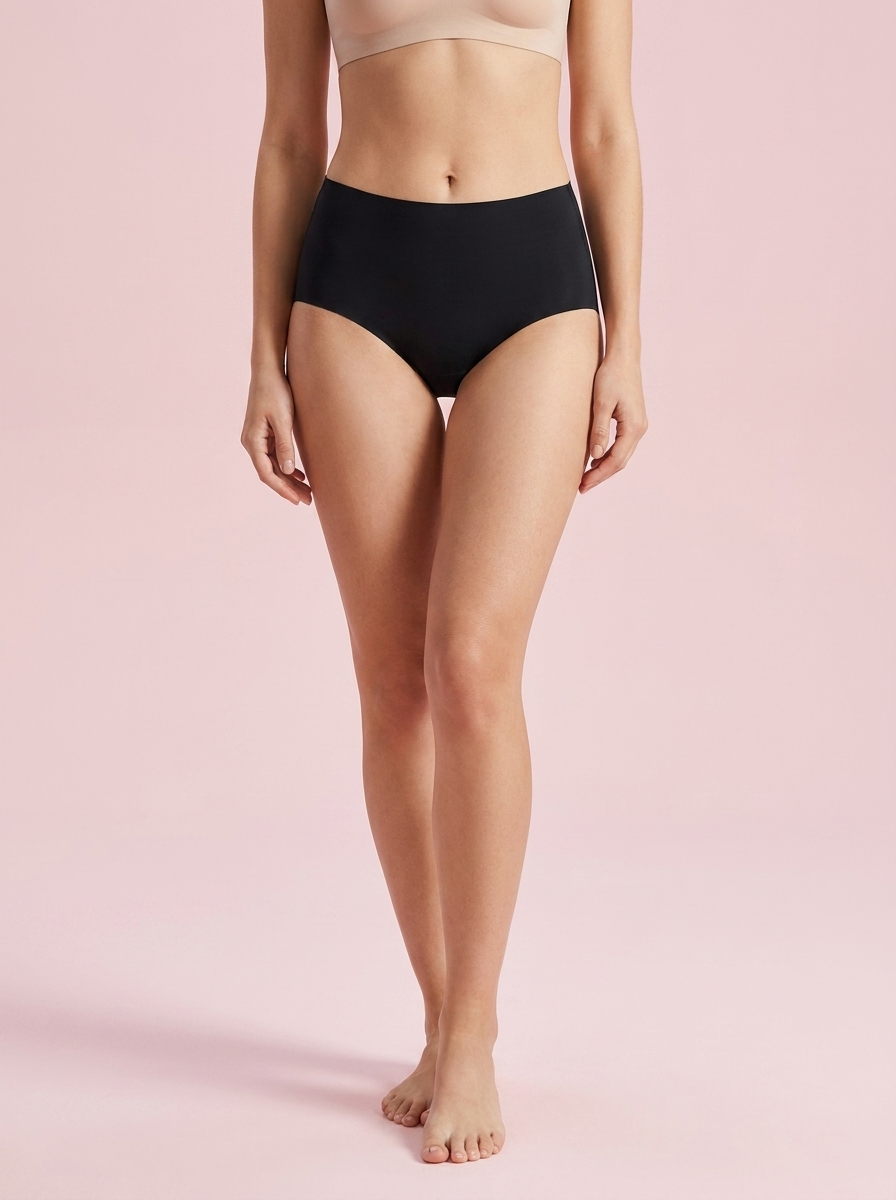 Seamless Black Hiphugger