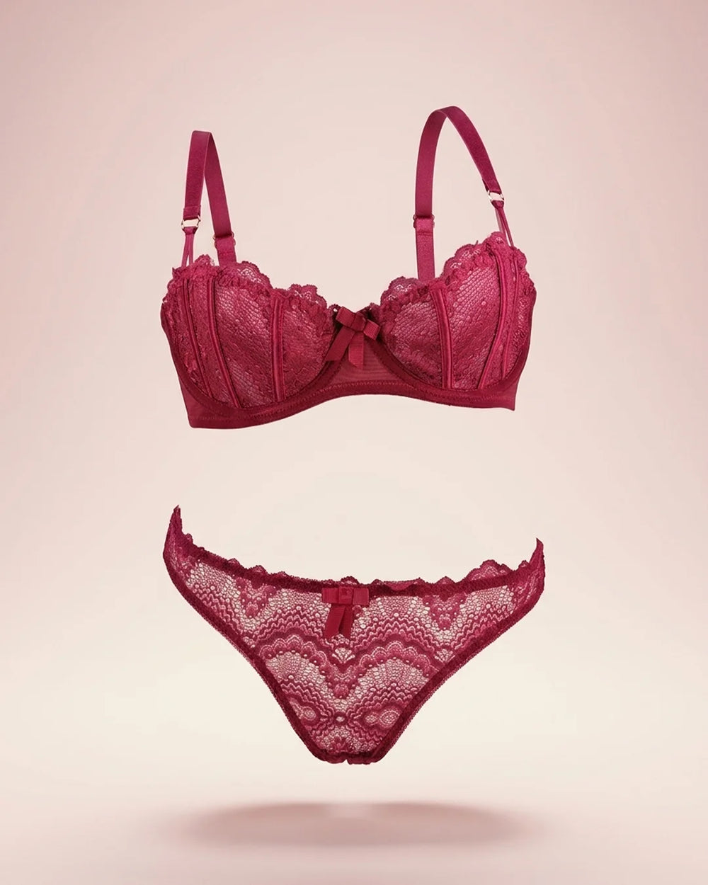 Maya 3/4th cup bra set