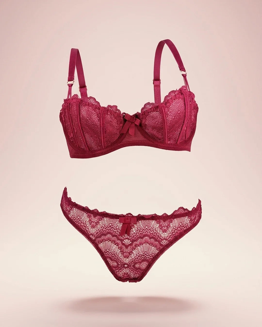 Maya 3/4th cup bra set