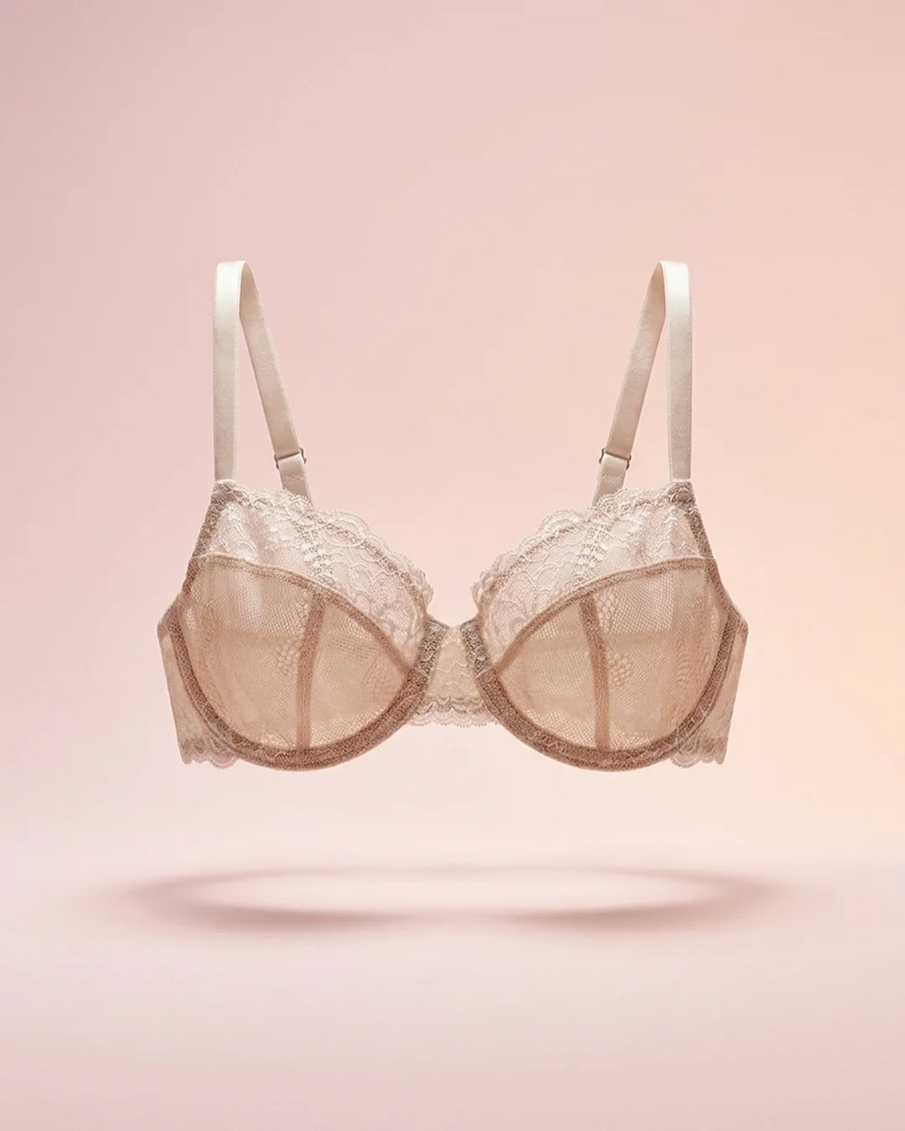 Arabella Lace Bra - Cream